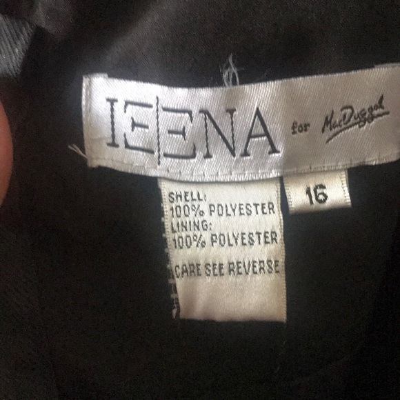 Ieena for Mac Duggal Double V-Neck Fit & Flare - Picture 6 of 8